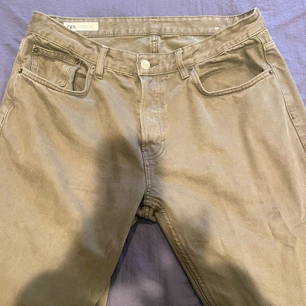 Zara mens gray jeans size 36